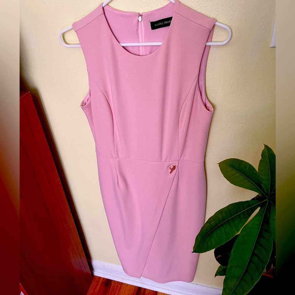 NWOT Barbie Pale Pink Sleeveless Ivanka Trump Dress, size 8